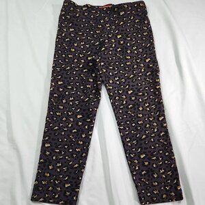 Krazy Larry Pull On Leopard Print Pants            Lot A